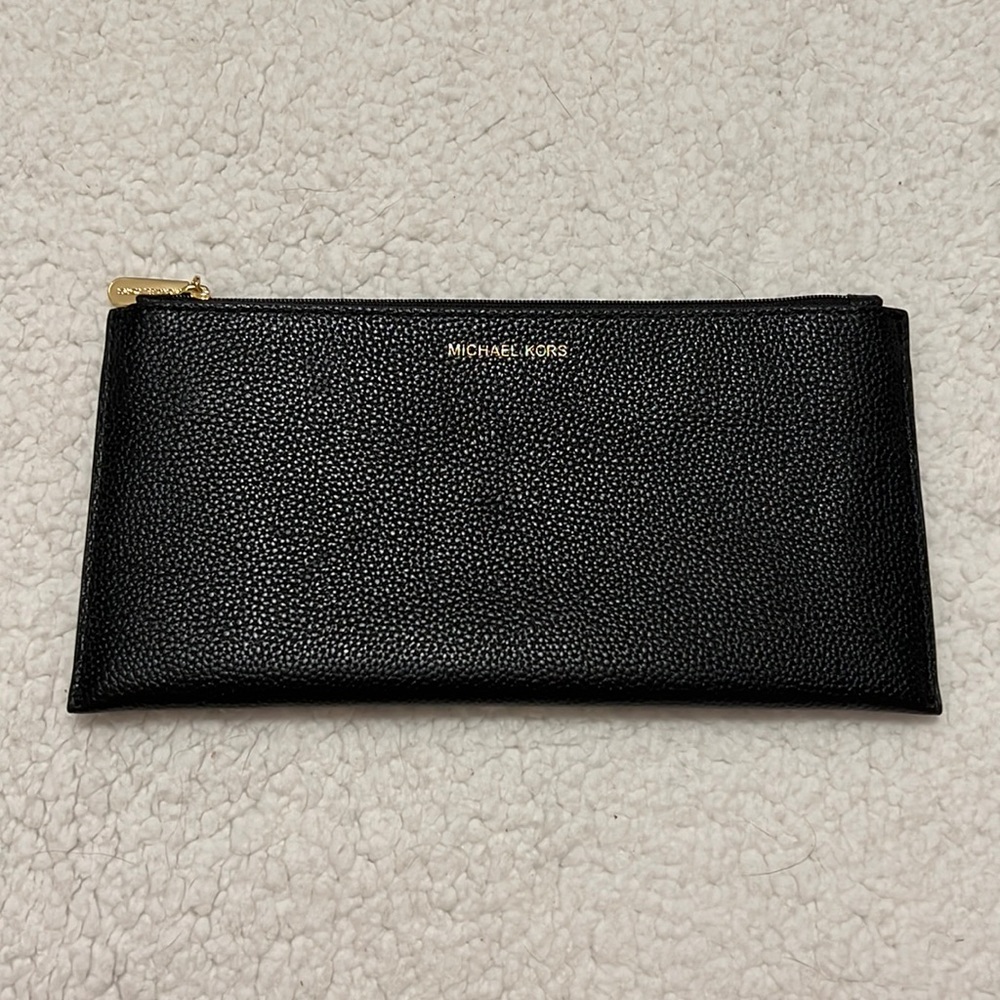 Michael Kors black wallet clutch